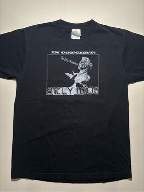 Vintage billy idol the devils playground tour rock concert shirt 2005 rare print